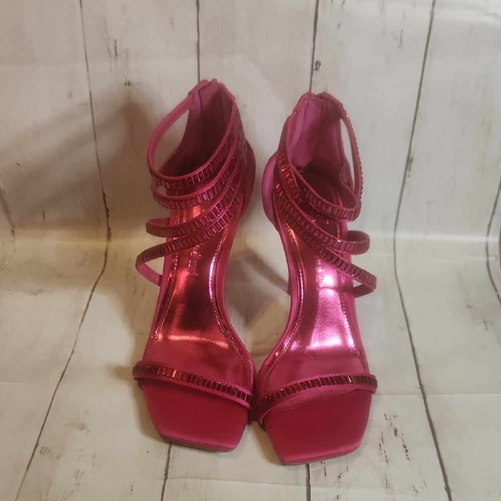 Gianni Bini Pink Gladiator Heels